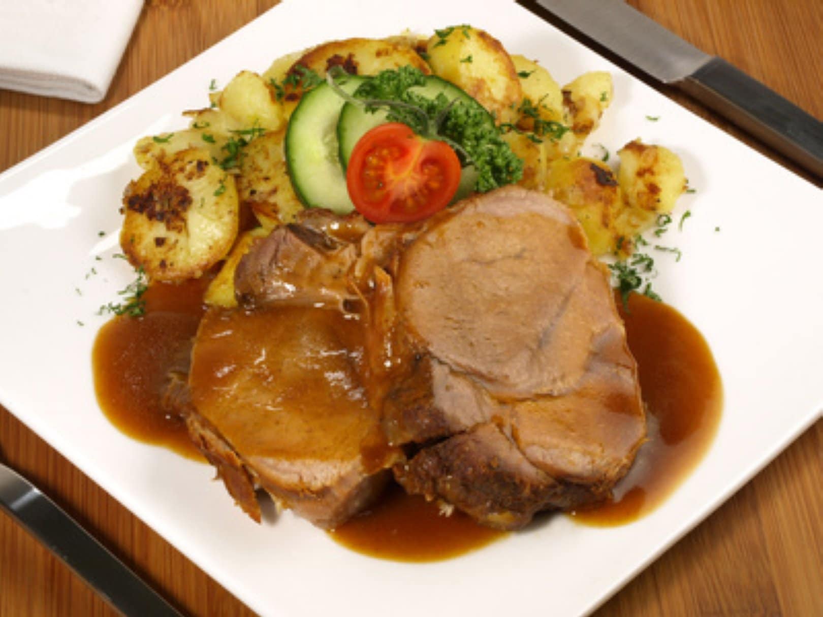 hausgemachter Schweinebraten
