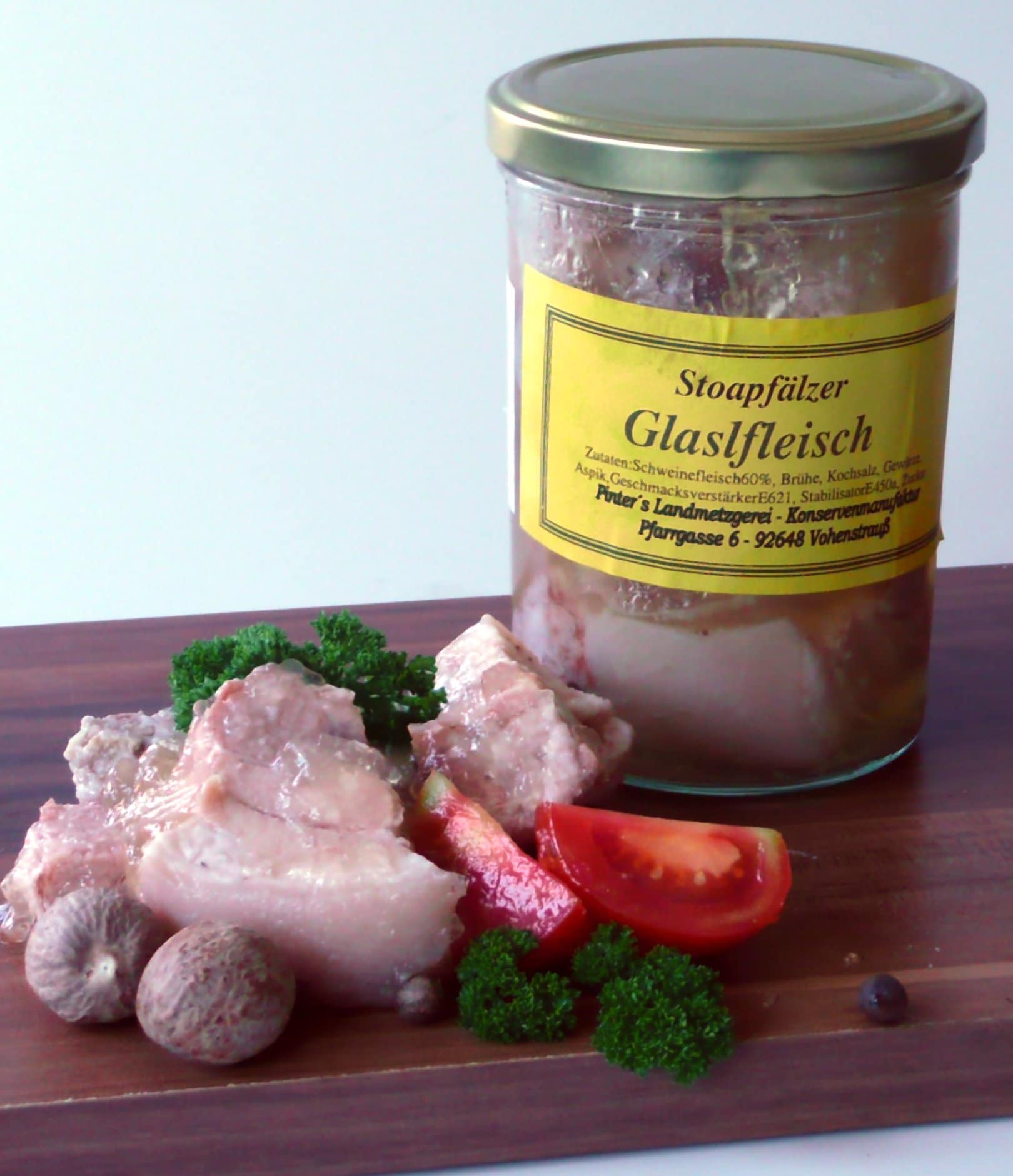 hausgemachtes Glaslfleisch