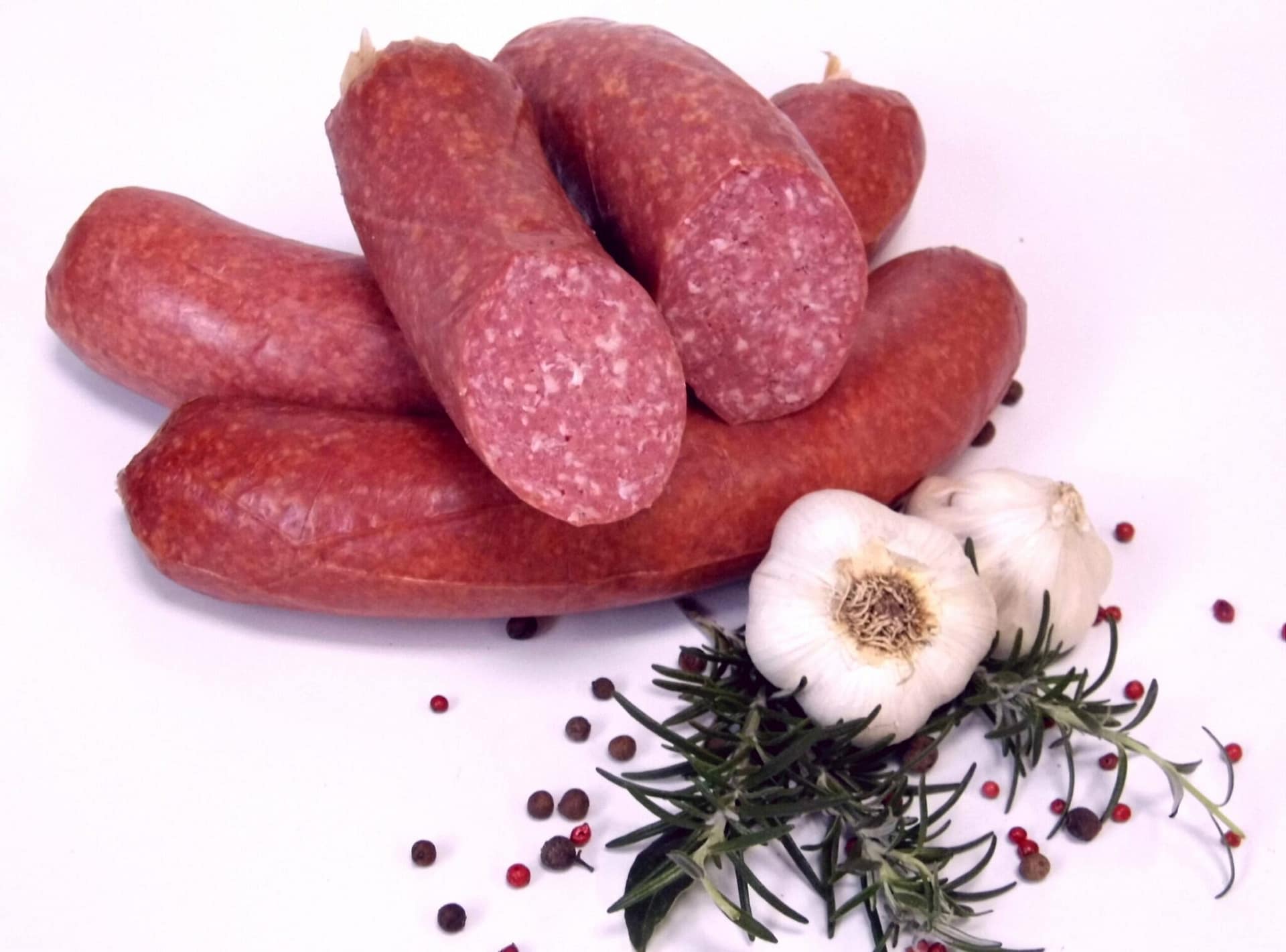 Knoblauchsalami naturgereift