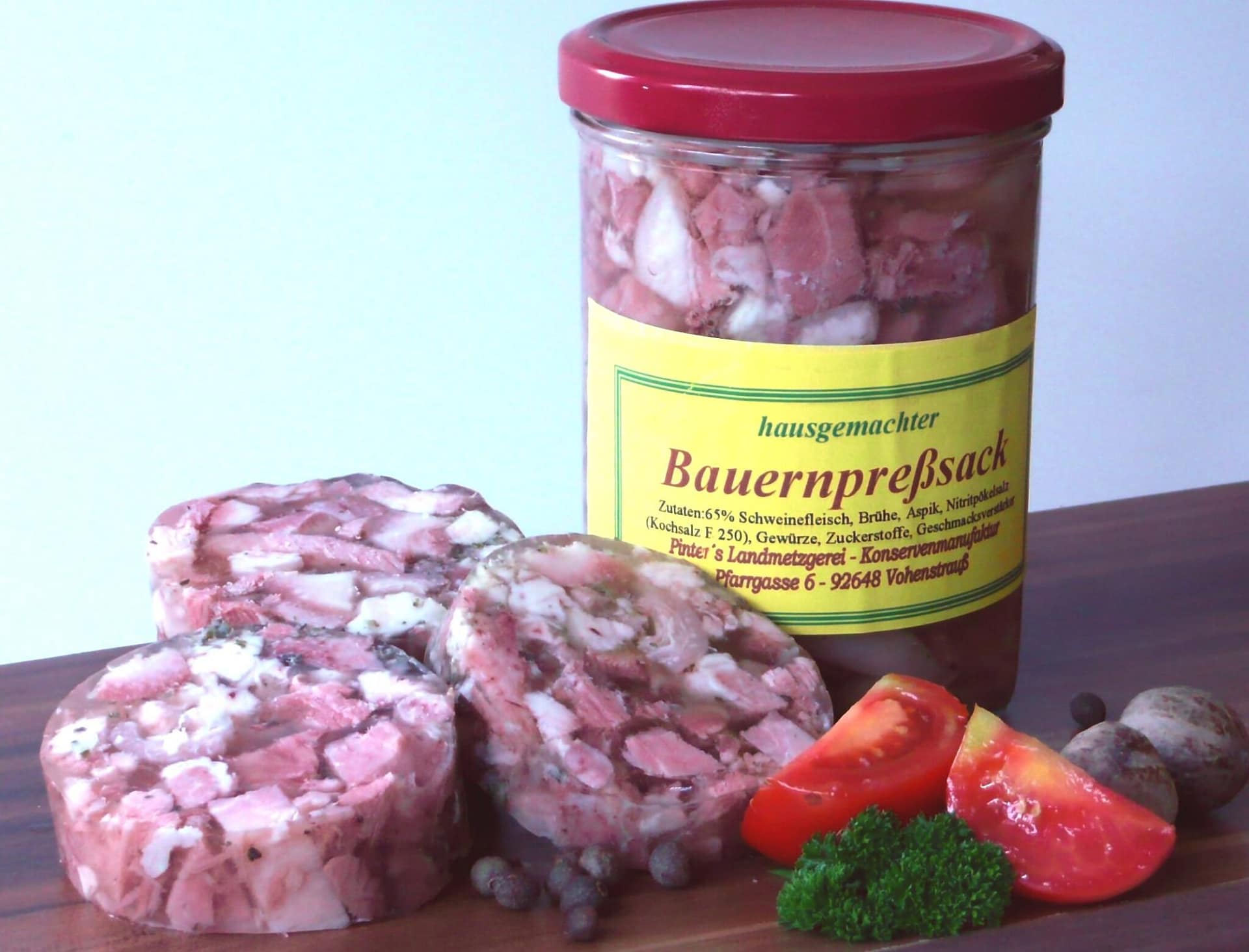 Bauernpreßsack weiß