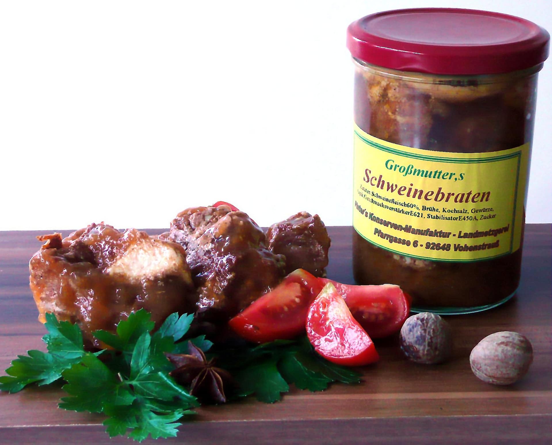Schweinebraten in Gelee