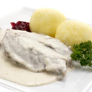 Tellerfleisch in Meerettichsoße