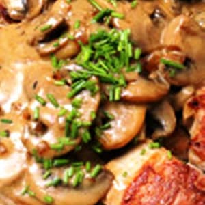 Schweinefilet in Champignonrahmsoße
