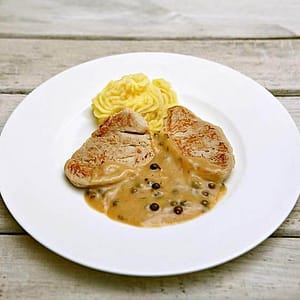 Schweine Filet in Pfeffersoße