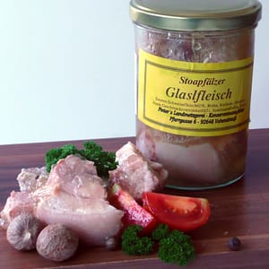hausgemachtes Glaslfleisch