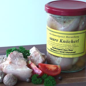 eingemachte saure Knöcherl