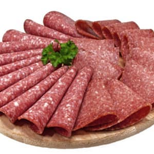 Salamiaufschnitt