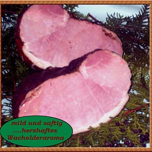 heißgegarter Wacholderschinken