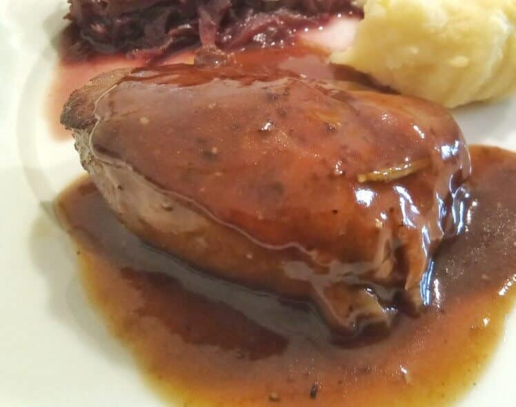 Schweinebäckchen in Braumeistersoße